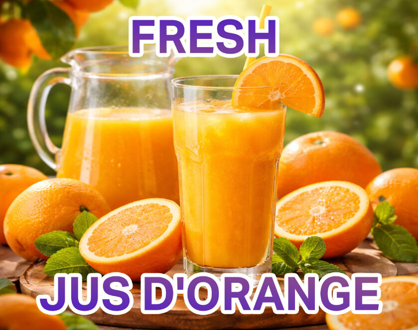 Vers geperste jus d’orange