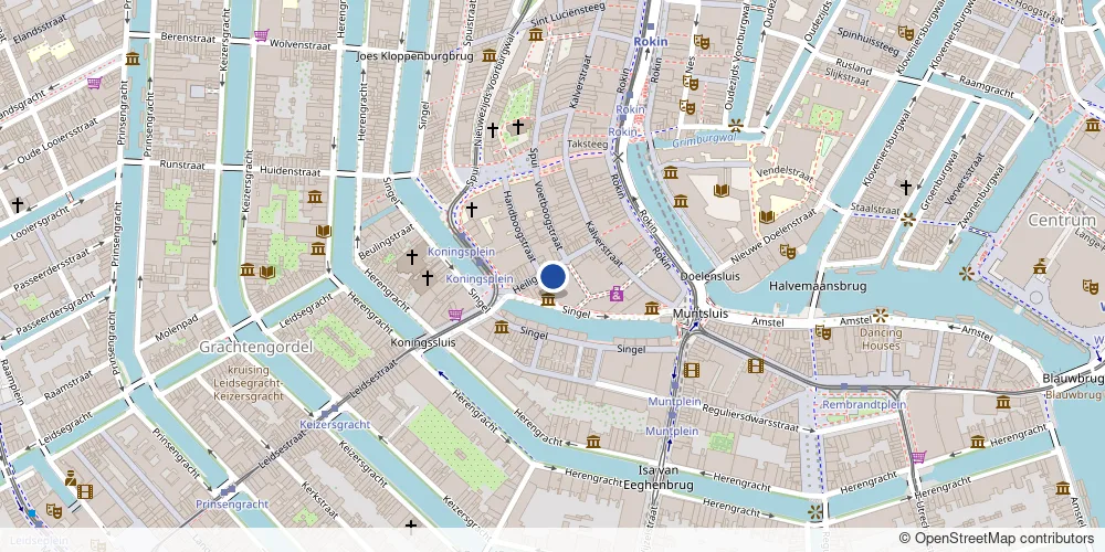 Kaart met de locatie van Lunchroom Amarylles